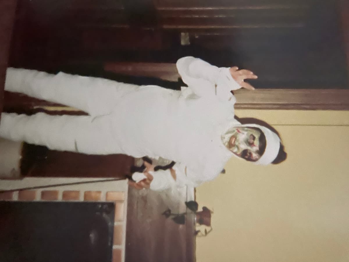 Kerry in Halloween costume